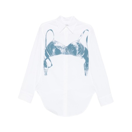 "SCANNED BRA" PRINT SHIRT