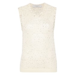 "MELYSSA" TOP WITH SEQUINS