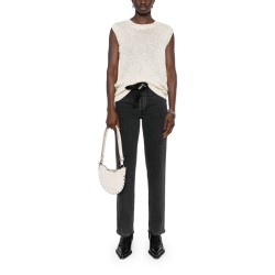 "MELYSSA" TOP WITH SEQUINS