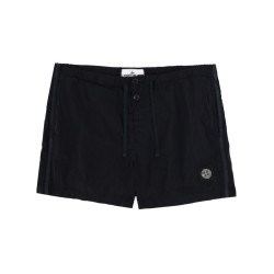 SWIMSUIT WITH LOGO PATCH