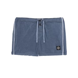 SWIMSUIT WITH LOGO PATCH