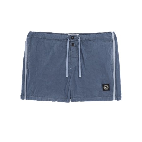 SWIMSUIT WITH LOGO PATCH