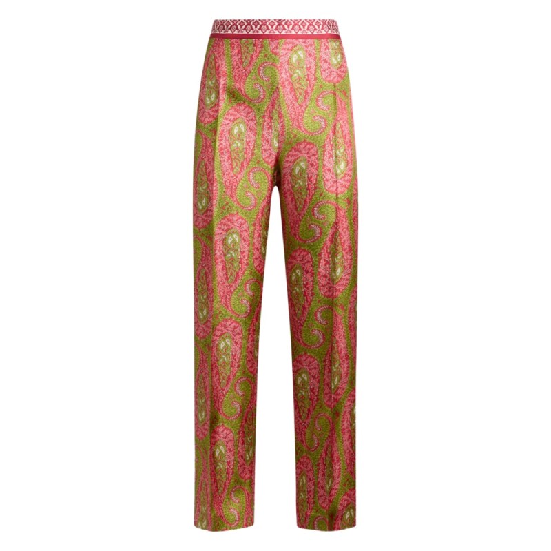 PAISLEY FOLIAGE "BOOTCUT" PANTS