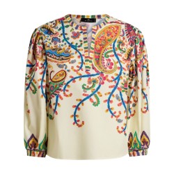 FLORAL PAISLEY PRINT BLOUSE
