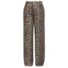 "LARI" JEANS WITH LEOPARD PRINT