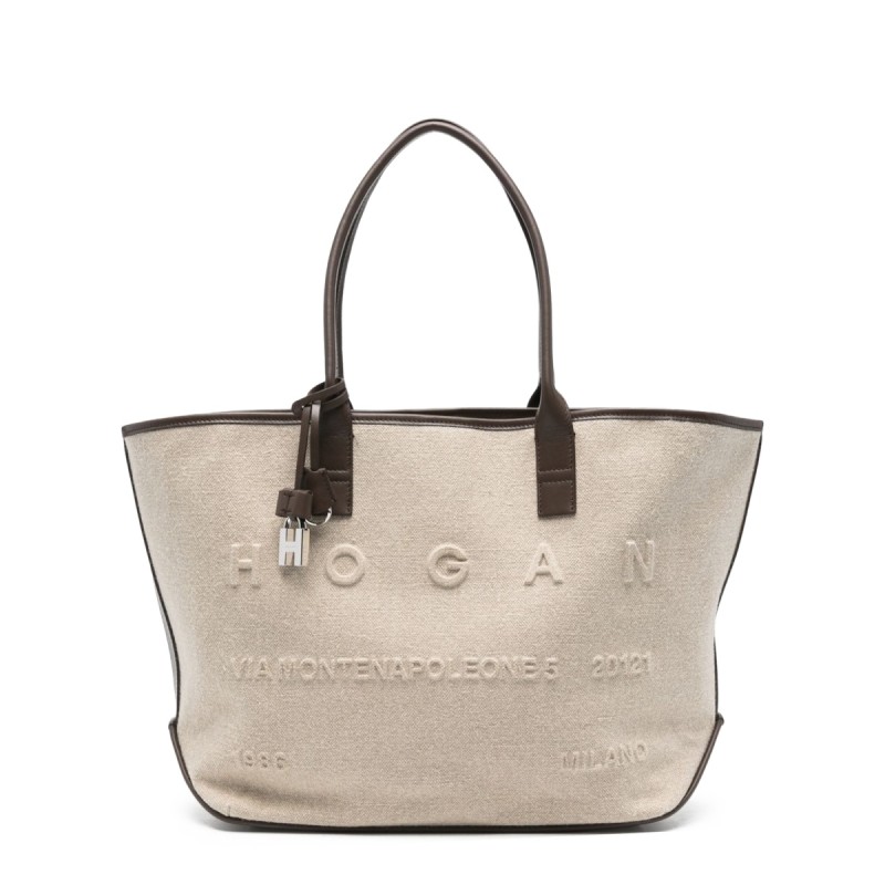 SHOPPING BAG WITH LOGO