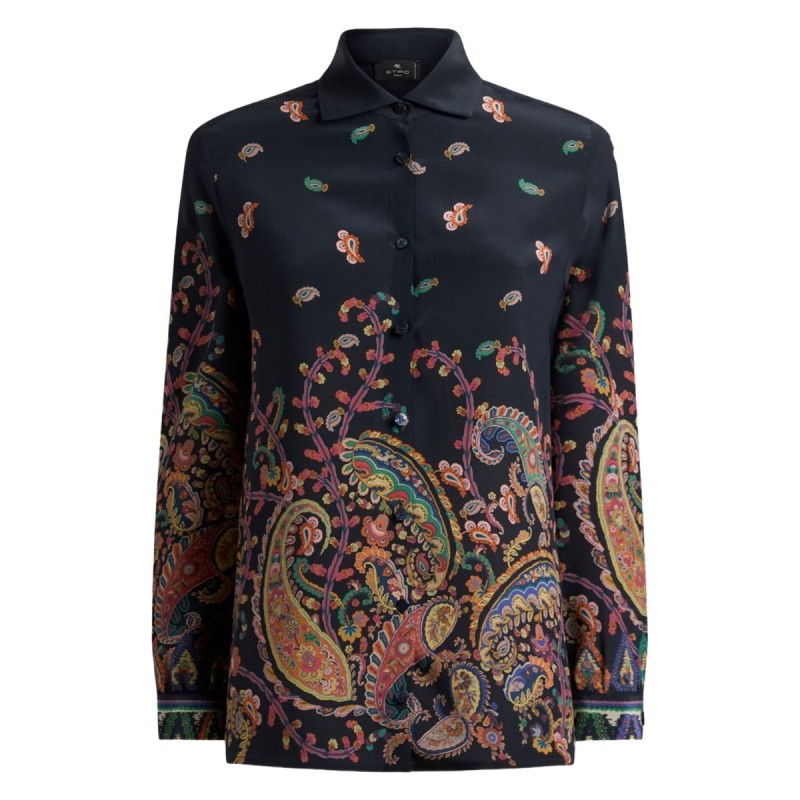 FLORAL PAISLEY PRINT SHIRT