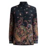 FLORAL PAISLEY PRINT SHIRT