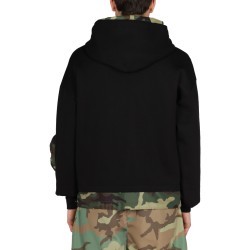 SWEATSHIRT WITH CAMO DETAILS
