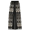PANTS WITH GEOMETRIC LAMÉ JACQUARD DESIGN