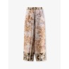 Silk trouser with all-over prints