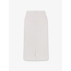 Cotton skirt with rippings detail