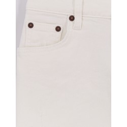 Cotton skirt with rippings detail