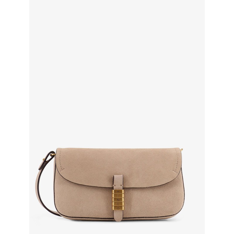 Leather Saddle Flat crossbody bag