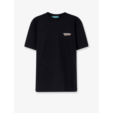 Cotton t-shirt with frontal logo print