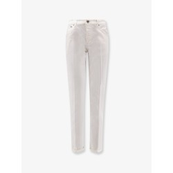 Reggae white denim trousers