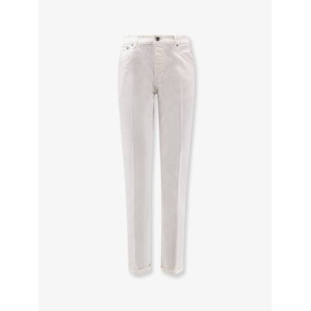 Reggae white denim trousers