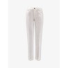 Reggae white denim trousers