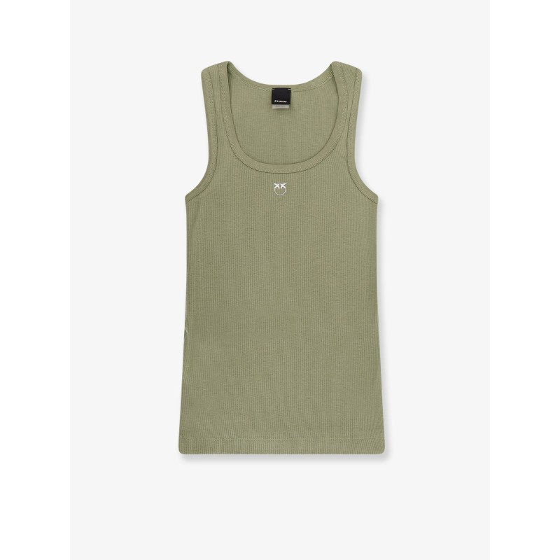 Calcolatore cotton tank top with frontal Love Birds logo