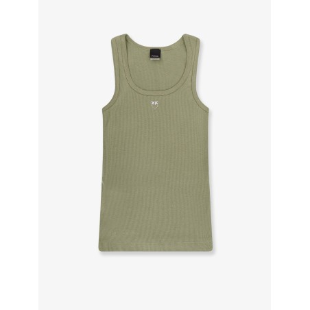Calcolatore cotton tank top with frontal Love Birds logo