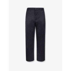 Silk blend trousers