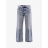 Cotton jeans with flared bottom