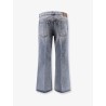Cotton jeans with flared bottom