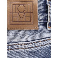 Cotton jeans with flared bottom