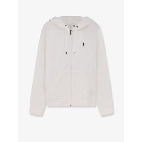 Cotton blend sweatshirt with iconic logo