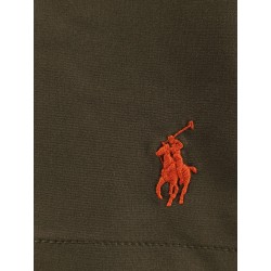 Nylon swimtrunk with logo embroidery