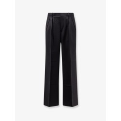 Wool blend trousers with frontal pinces