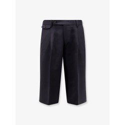 Wool blend bermuda shorts with frontale pinces