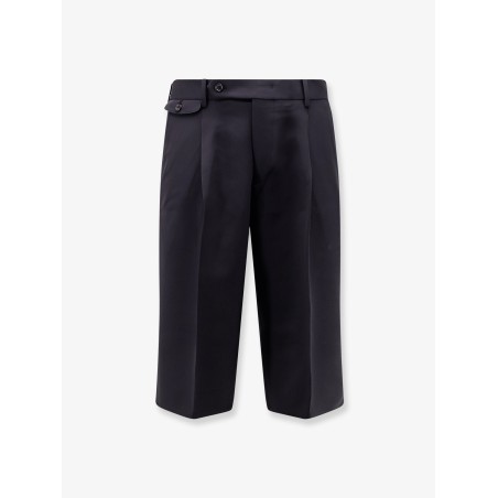 Wool blend bermuda shorts with frontale pinces