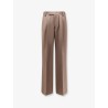 Wool blend trousers with frontal pinces