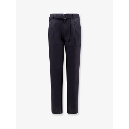 Linen blend trousers
