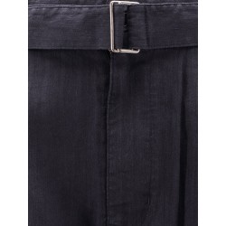 Linen blend trousers