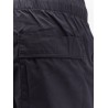Cotton bermuda shorts with frontal logoed label