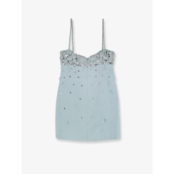 Seychelles-Lorelai satin mini dress