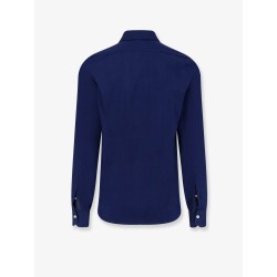 Cotton shirt with stitched profiles