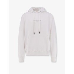 Cotton sweatshirt with frontal logo print