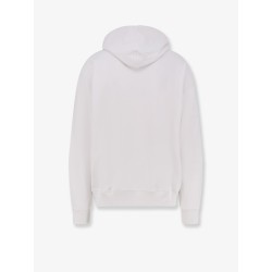 Cotton sweatshirt with frontal logo print