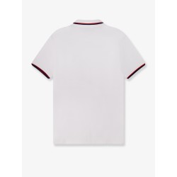 Cotton polo shirt with contrasting profile