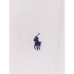Cotton polo shirt with contrasting profile