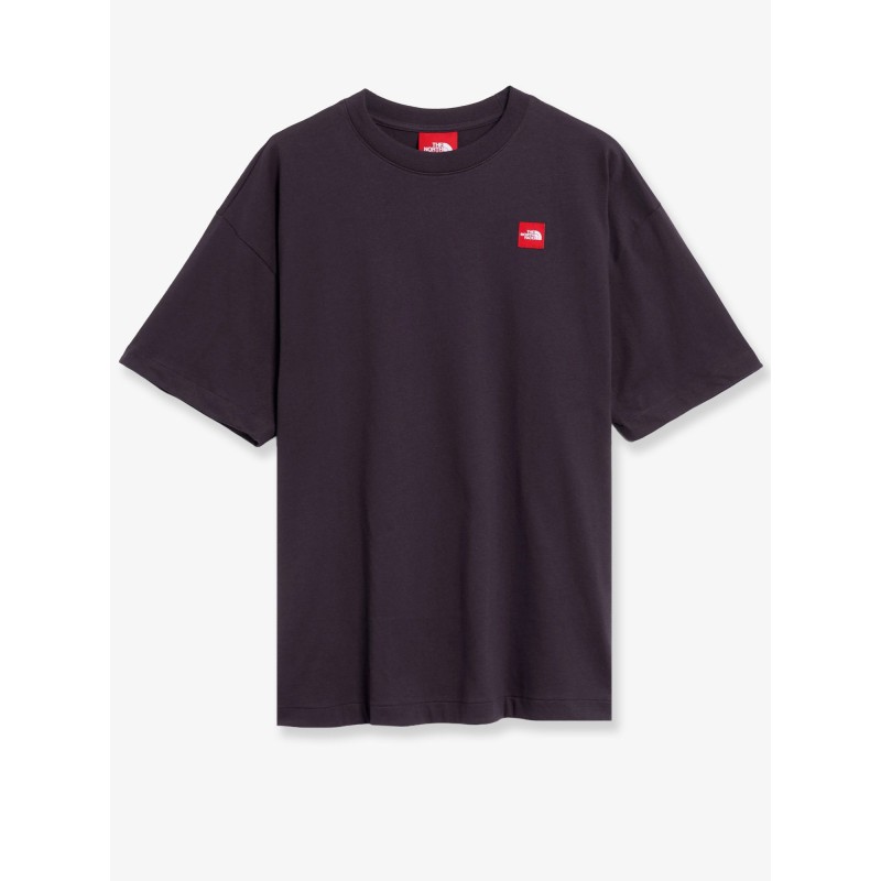 Cotton T-shirt with logo patch on the front