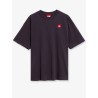 Cotton T-shirt with logo patch on the front