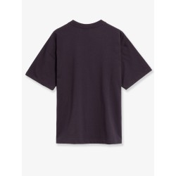 Cotton T-shirt with logo patch on the front