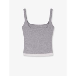 Ribbed cotton tank top