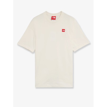 Cotton T-shirt with front logo patch