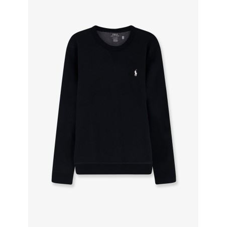 Cotton blend sweatshirt with front embroidered logo