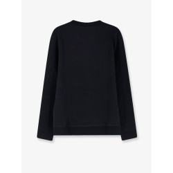 Cotton blend sweatshirt with front embroidered logo